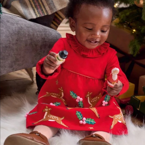 NWT Mini Boden Jersey Appliqué Dress - Picture 3 of 10